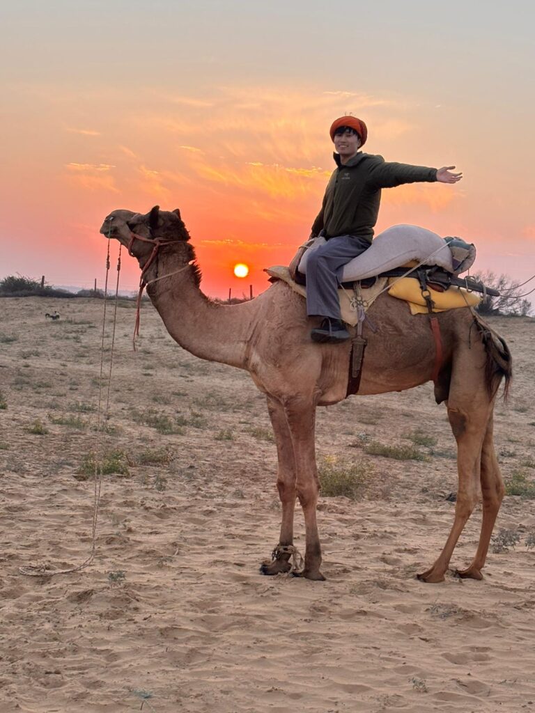 Sunrise camel ride Osian desert