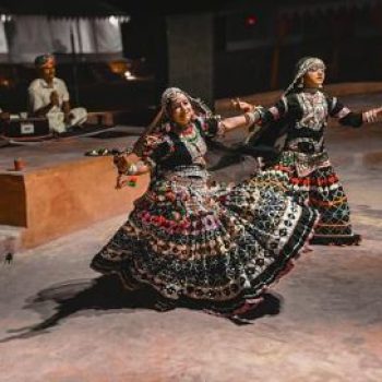Desert cultural program with Kalbeliya dancers